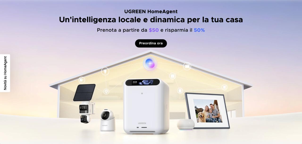 Offerta UGREEN HomeAgent: Assistente AI Locale per la Smart Home in sconto oggi