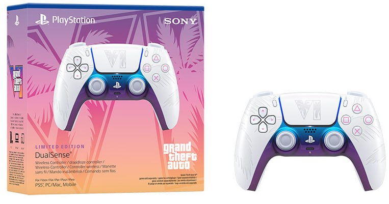 Offerta Sony Interactive Entertainment Controller wireless DualSense - Grand Theft Auto VI Bianco Edizione limitata in sconto oggi