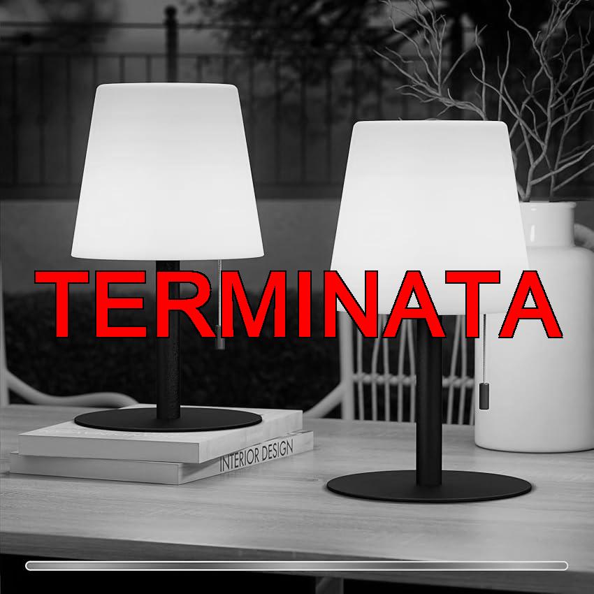 FUYO Lampada da tavolo a LED senza fili, per esterni, con batteria IP44, impermeabile, luce bianca calda, 8 colori, batteria 8-20 ore, resistente agli urti, portatile, per campeggio, giardino, balcone