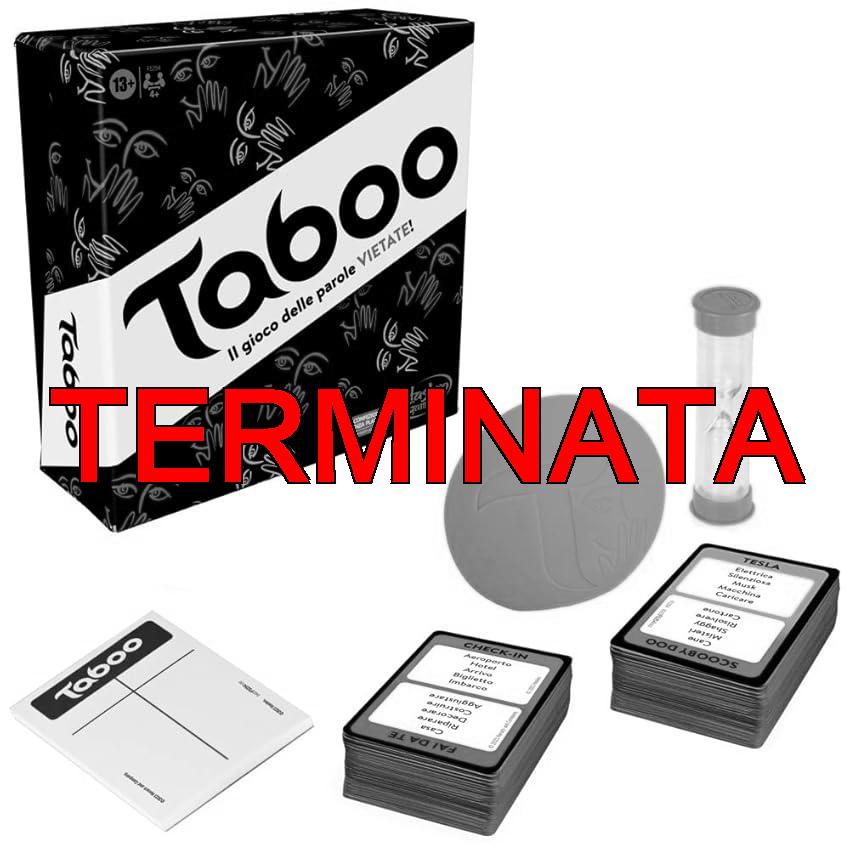 Hasbro Taboo classico, gioco di società con parole da indovinare per adulti e adolescenti, gioco da tavolo per 4 o più giocatori dai 13 anni in su
