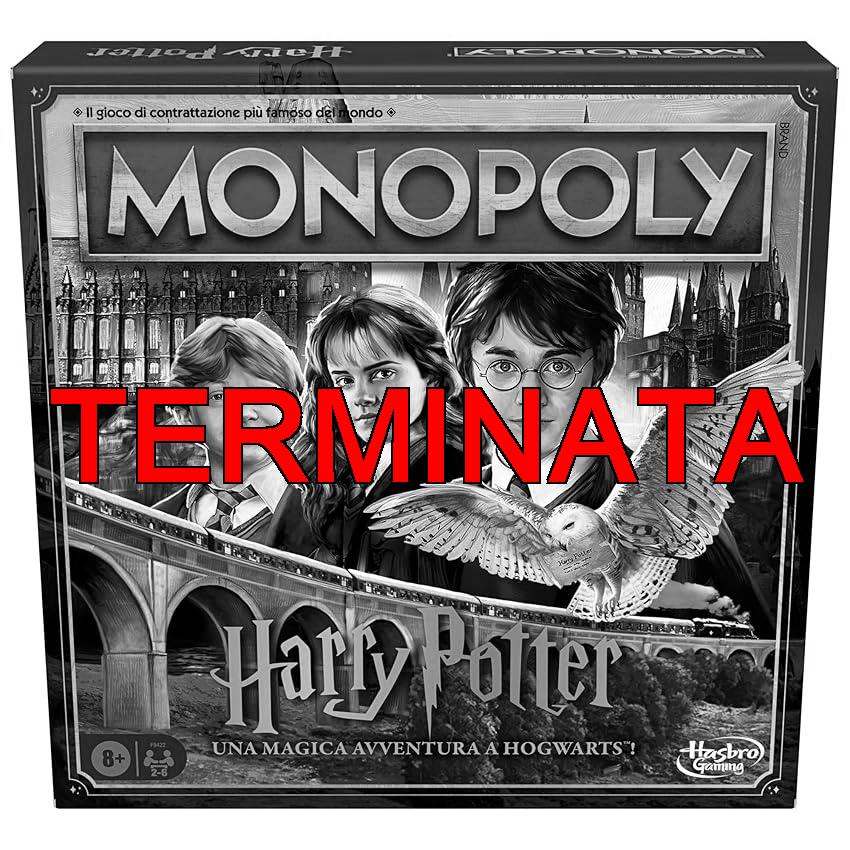 Hasbro Gaming Monopoly, Edizione Harry Potter Una Magica Avventura a Hogwarts, Gioco da Tavolo, Giochi di Halloween, Per Bambini e Bambine da 8 Anni in Su, da 2 a 6 Giocatori, Versione in Italiano