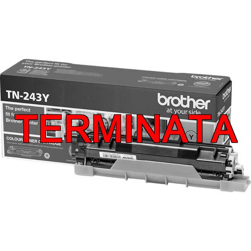 Brother TN243Y | Toner originale | Colore Giallo | fino a 1000 pagine | per stampanti DCPL3550CDW,  HLL3210CW,  HLL3230CDW,  HLL3270CDW,  MFCL3730CDN,  MFCL3750CDW,  MFCL3770CDW