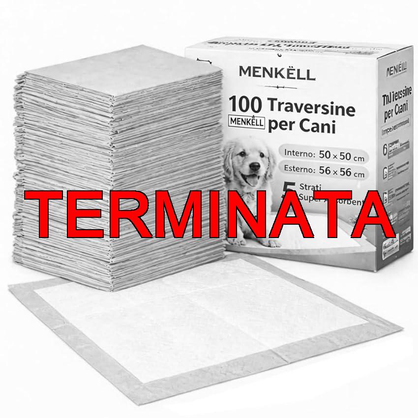 100 Traversine Cani Igieniche 56×56 cm – 5 Strati Super Assorbenti con Gel, Asciugatura Rapida, Senza Perdite, E Inodore per Cuccioli e Cani Anziani, Casa e Auto