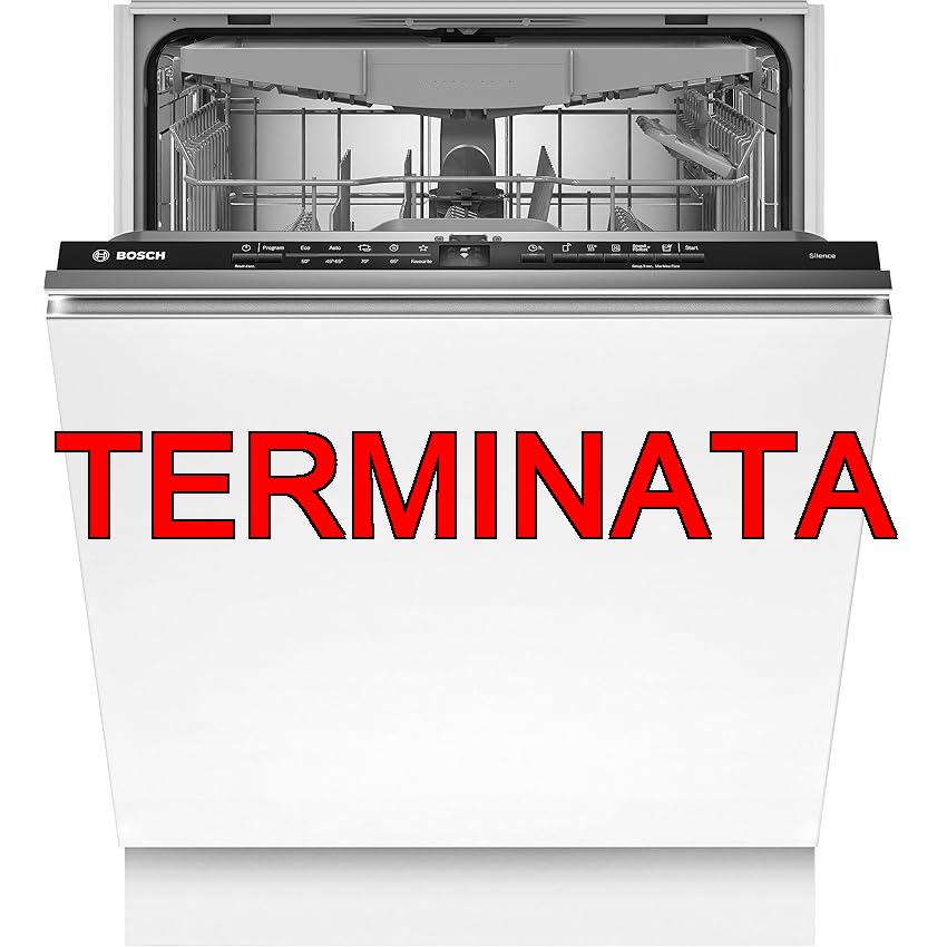 Bosch SMV2HVX02E Serie 2, Lavastoviglie Smart da incasso a scomparsa totale, Cestelli personalizzabili, Terzo cestello posate, Indicatore di funzionamento a pavimento, Motore EcoSilence Drive, 60 cm.