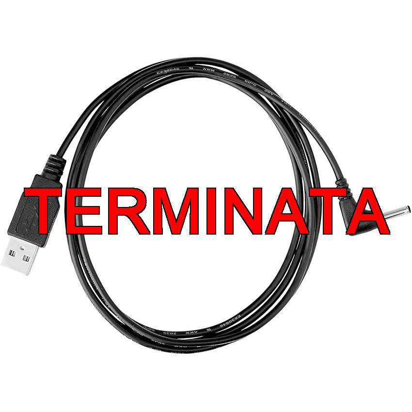 Link R10118 Cavo di Alimentazione USB 90°, DC 3.5×1.35 mm, 1.5 m