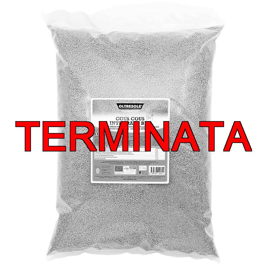 Oltresole, Cous Cous Integrale Biologico 5 Kg, Granelli di Semola di Grano Duro Integrale da Agricoltura Biologica, Ideale per Primi Piatti e Contorni Salutari, Formato Convenienza