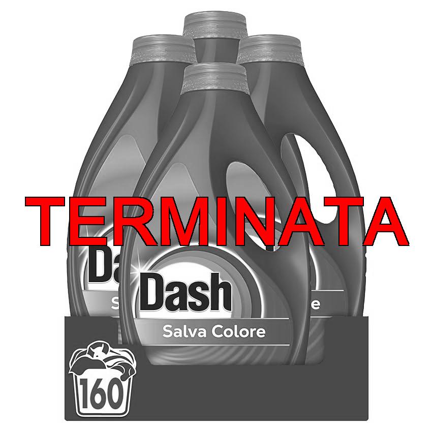 Dash Detersivo Liquido Lavatrice, 160 Lavaggi (4×40), Salva Colore, Brillantezza Per I Capi, Rimuove Le Macchi e Igienizza, Efficace Anche A Freddo E In Cicli Brevi