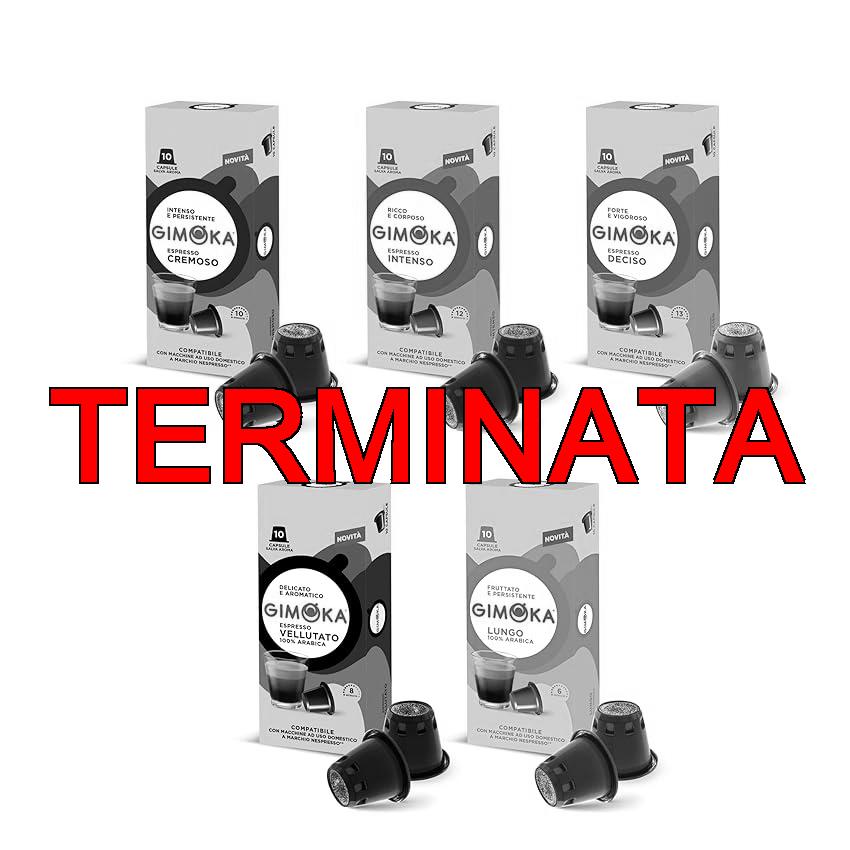 Gimoka – Capsule Compatibili Nespresso, Assortimento di Miscele e Aromi – 100 Capsule