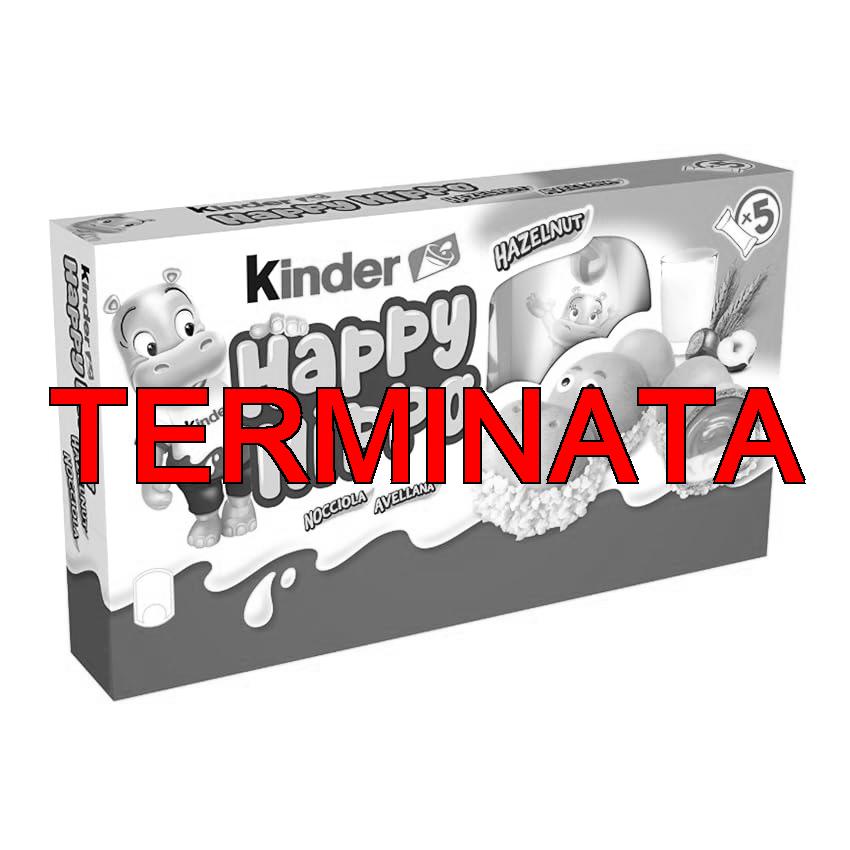 Kinder Happy Hippo, wafer ripieni al latte e nocciola, 10 pezzi da 20,7gr