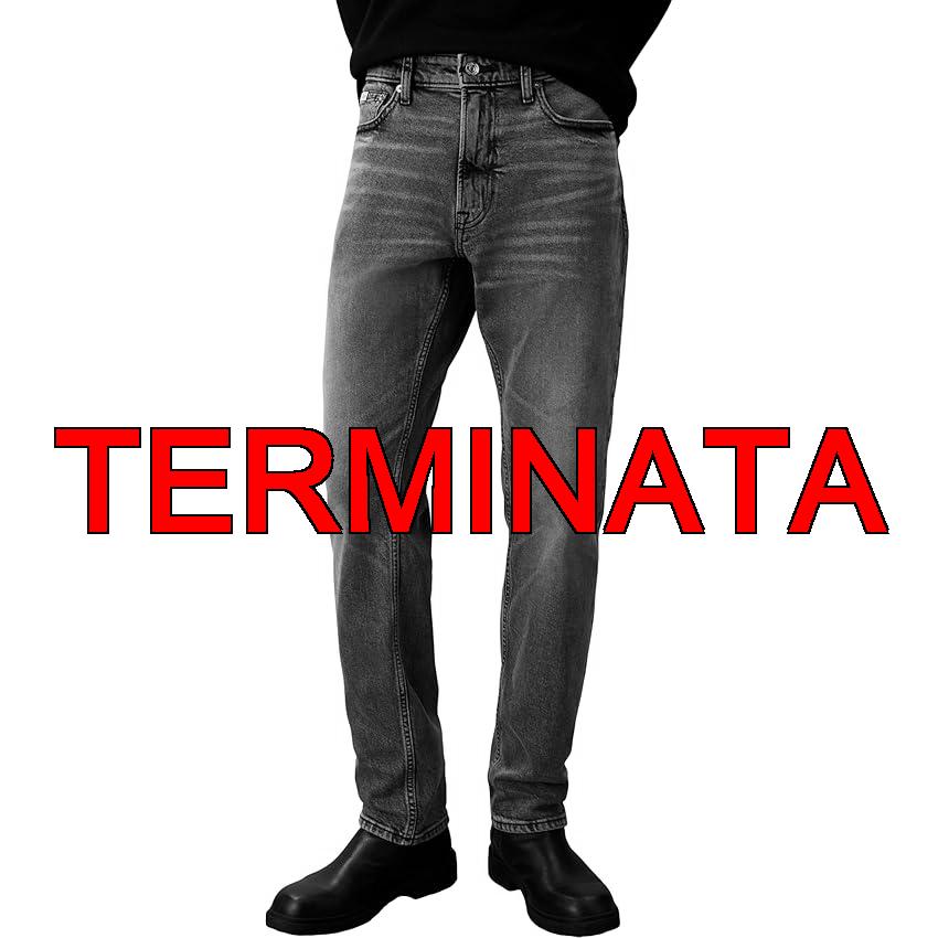 Calvin Klein Uomo Jeans Pewter Rock Slim Fit, Grigio (Pewter Rock), 32W, 33L