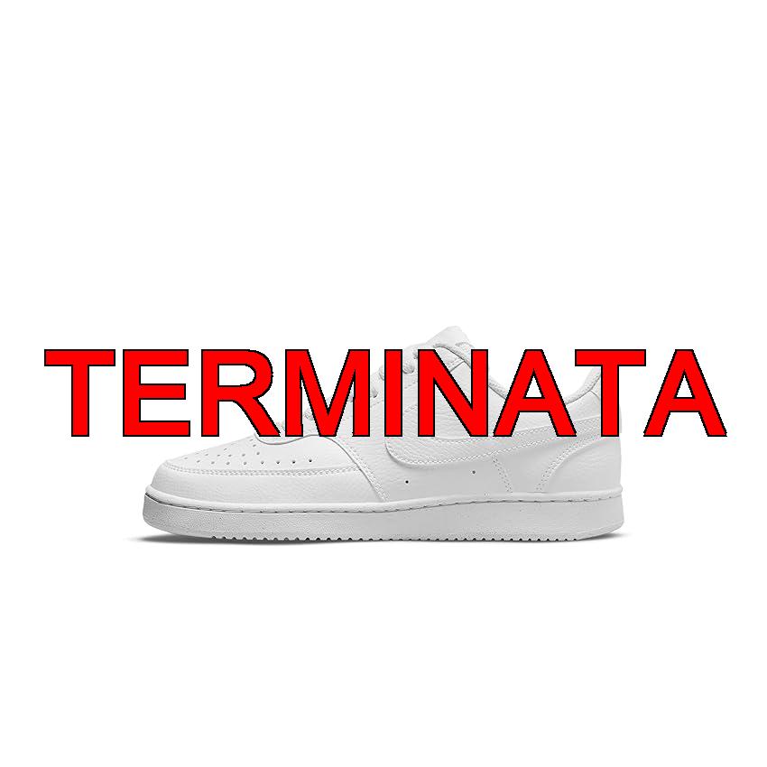 Nike Court Vision Low Next Nature, Scarpe Donna, Bianco, 44 EU