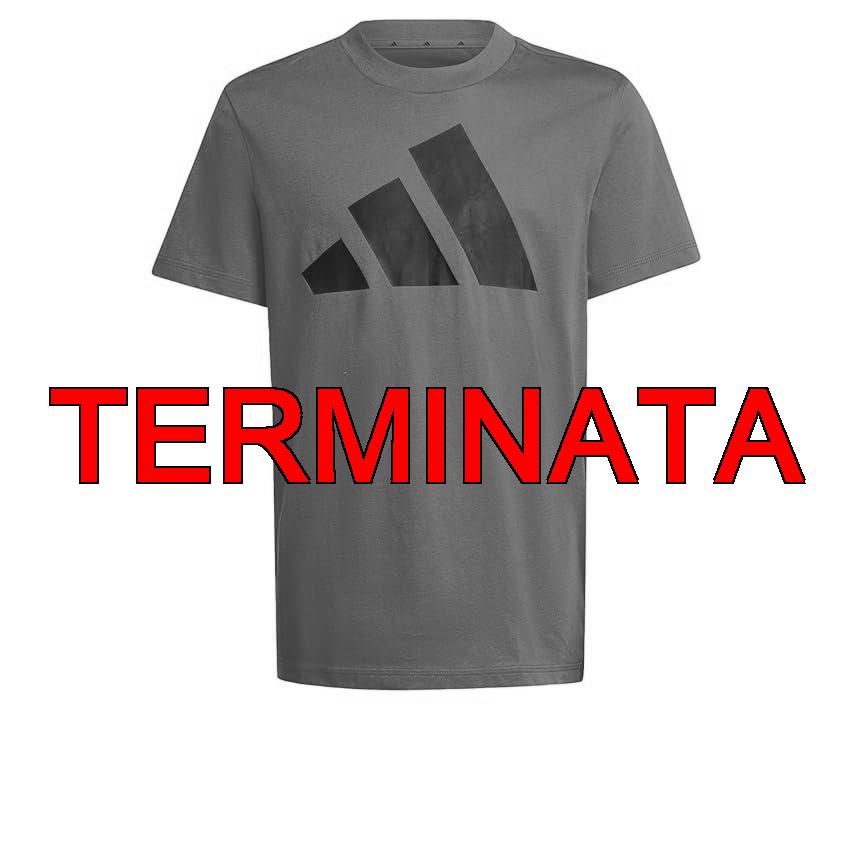 adidas Unisex – Bambini Essentials Big Logo T-Shirt, Pure Ruby, Black, 15-16 Years