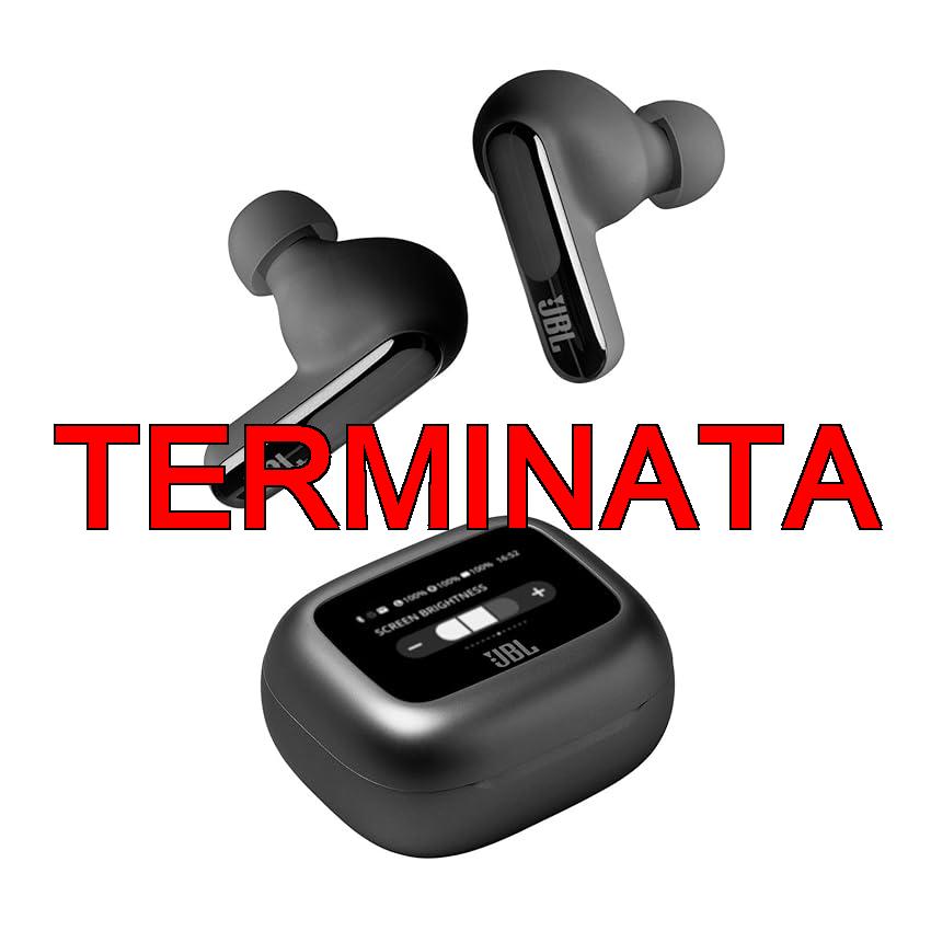 JBL Live Beam 3 Cuffie Wireless Bluetooth, 48 Ore di Autonomia, con Cancellazione Adattiva del Rumore e High-Resolution Signature Sound, Impermeabili e Antipolvere IP55, Inserti Auricolari, Nero