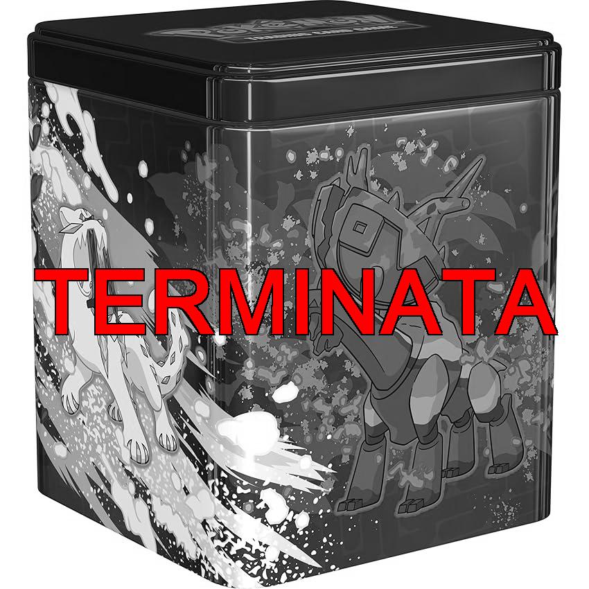 GCC Pokémon: scatola da collezione impilabile – Tesori portatori di sciagura (tre buste di espansione e due fogli di adesivi)