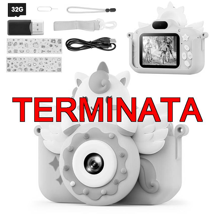 TIATUA Macchina Fotografica Bambini con 2.0 Pollici Schermo & 32G Card, Fotografica Bambini Video Camera,Fun Accessories Included,Gift for Girls Boy Age 3+