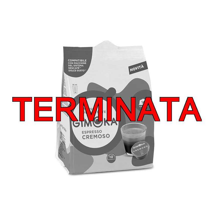 Gimoka – 64 Capsule Compatibili con Macchinetta Caffè Nescafé®* Dolce Gusto®* – Gusto Cremoso – Intensità 10 – 4 Confezioni da 16 Capsule – Made in Italy