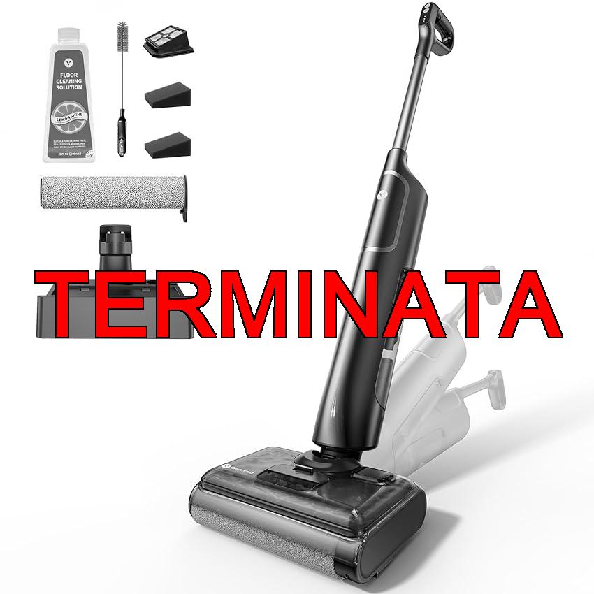 Vexilar X7 Aspirapolvere Lavapavimenti Senza Fili 20000 Pa, 180° Reclinabile, Autopulizia, Autonomia 40 Min, Doppio Serbatoio, Pulizia Bordi, Lavapavimenti Aspirapolvere Senza Filo,Subito Asciutti