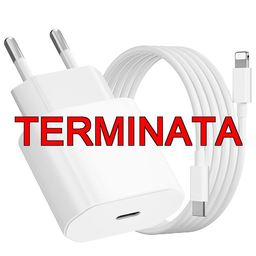 Caricatore per iPhone, Caricatore USB C da 20W con Cavo per iPhone da 1M, Caricabatterie per iPhone 14, 13,  12, 11,  X,  8, 7