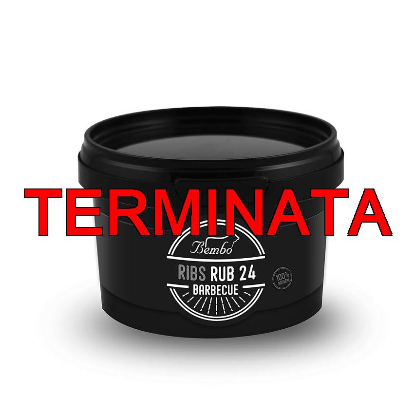 BBQ Ribs Rub 24 Bembo – Mix Spezie per Costine di Maiale e Ribs – Rub Barbecue per Marinatura a Secco – Ideale per Griglia e Affumicatura – Made in Italy – 220 g