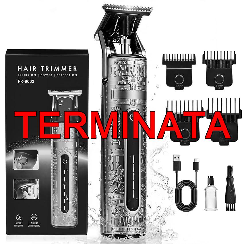 YIDON Tagliacapelli Uomo Professionale, Impermeabile IPX6 Rasoio Elettrico Barba, Macchinetta per capelli con Pettini Guida Magnetici, Senza Fili Regolabarba Ricarica Type-C Trimmer Kit Regalo