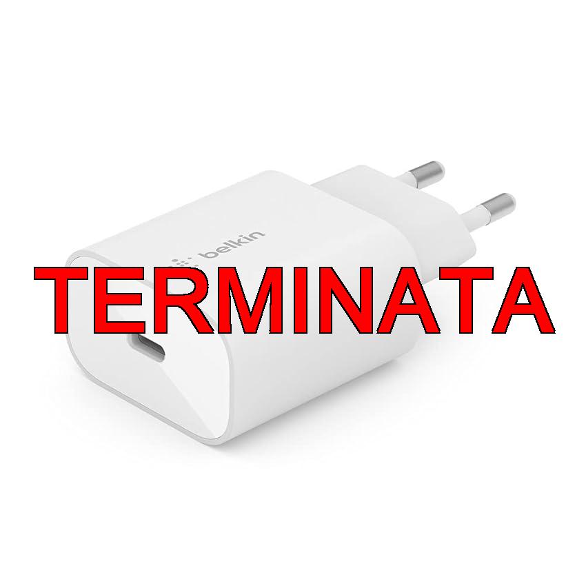 Belkin BoostCharge Caricabatteria da parete da 25 W con PPS, USB-C Power Derlivery, caricatore USB C, caricabatterie USB C rapido per iPhone 15, Samsung Galaxy, Note, iPad, Pixel e altri dispositivi