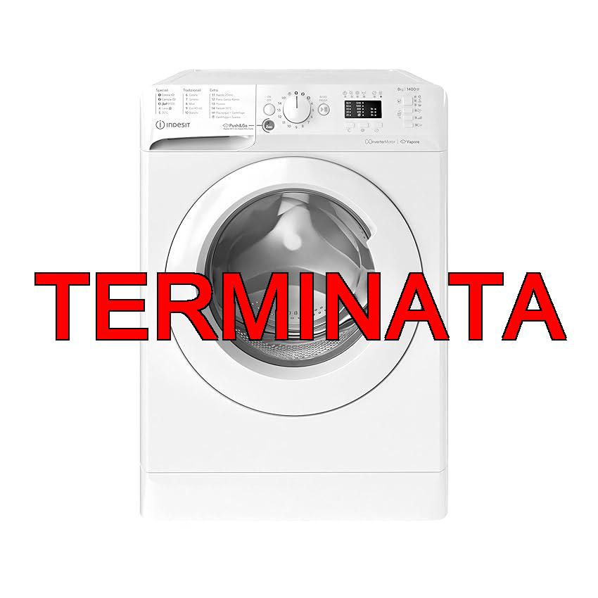Indesit BWA 81496X WV IT – Lavatrice 8 Kg, Carica Frontale, Libera Installazione, 1400 Giri, min, Classe A, Ciclo PODS, Vapore, 59,5 x 63 x 84,5 cm