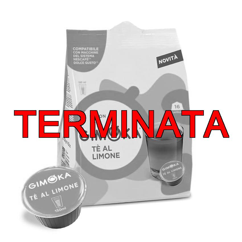 Gimoka – 16 Capsule Compatibili con Macchinetta Caffè Nescafé®* Dolce Gusto®* – Tè al limone – Made in Italy