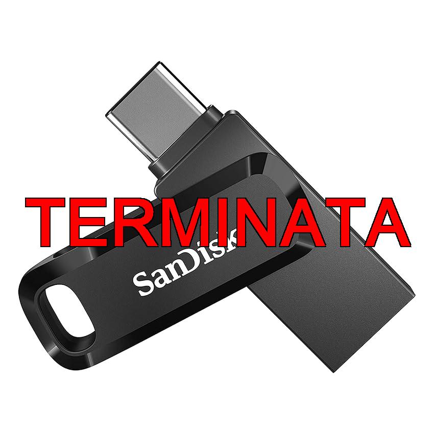 SanDisk Ultra Dual Drive Go 1TB Unità Flash (chiavetta USB Type-C, per Android Smartphone, Tablet, Mac e Computer, fino a 400 MB, s, con connettori USB reversibili di Tipo C e Tipo A) Nero