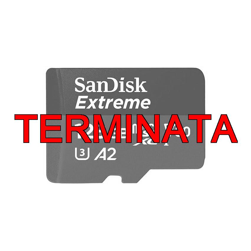SanDisk Extreme 128GB scheda microSDXC + RescuePro Deluxe, Micro SD fino a 190 MB, s, + adattatore SD, con prestazioni app A2, UHS-I, Class 10, U3, V30