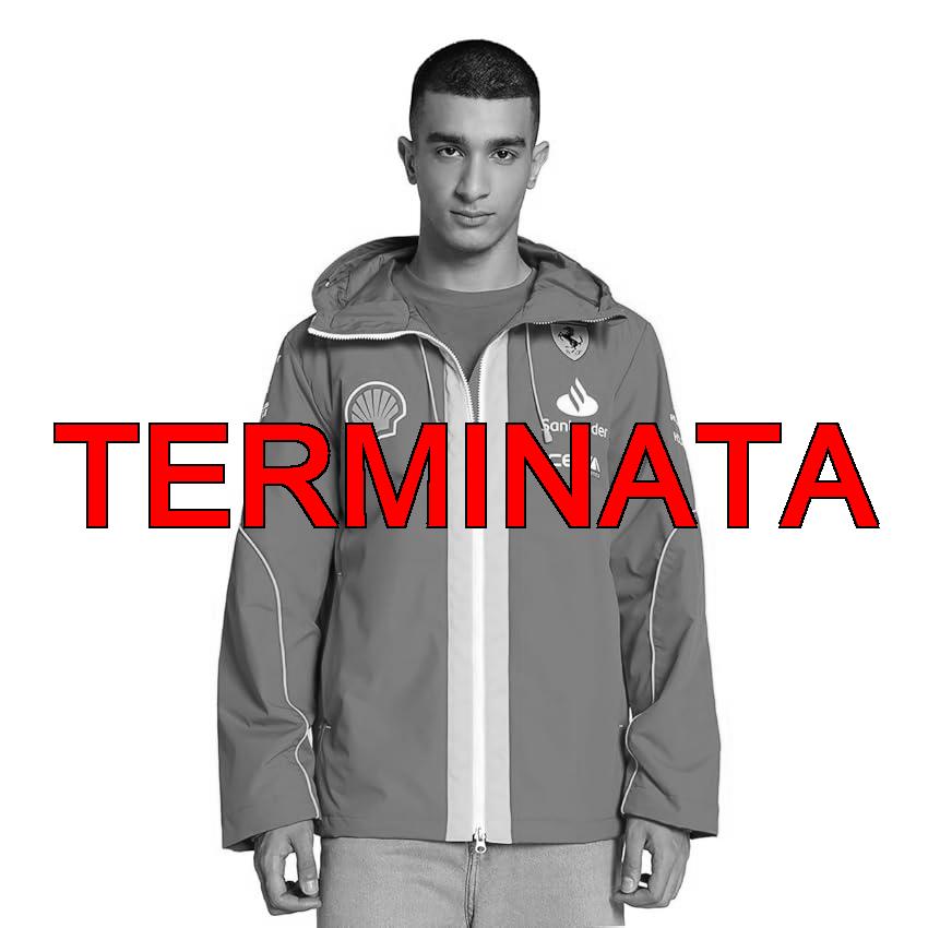 Giacca antipioggia Scuderia Ferrari 2024 Pro da uomo – Rossa – M