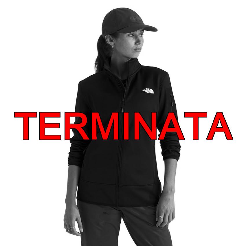 The North Face NF0A8BRKKX7 W MISTYESCAPE Fleece Maglia Lunga Donna TNF Black, TNF Black Taglia M
