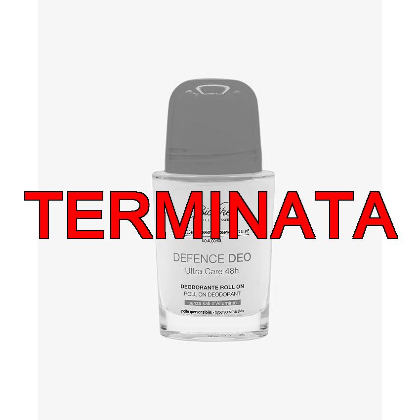 BioNike Defence Deo – Ultra Care 48H, Deodorante Antitraspirante Roll-On, Senza Sali d’Alluminio, Dona una Pelle Lenita e Fresca a Lunga Durata, 50 ml