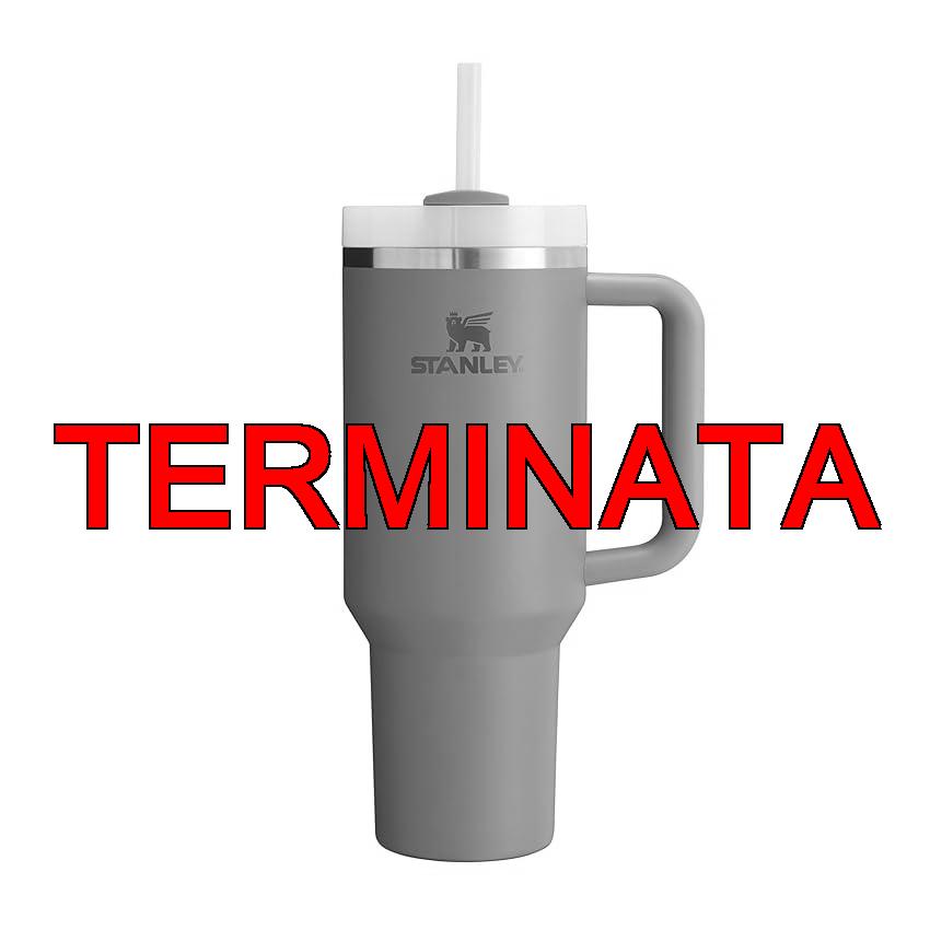 STANLEY 1913 Quencher H2.0 Flowstate Borraccia Con Cannuccia 1.2L – Freddo Per 11 Ore – Con Ghiaccio Per 48 Ore – Senza BPA – Tazza Termica Con Manico – Shale