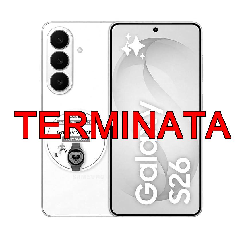 Samsung Galaxy S26 Smartphone AI, 512GB, 3 anni di Garanzia, Processore Avanzato, Assistente Foto, Creative Studio, Camera 50 MP, 4300 mAh, White (Versione italiana)