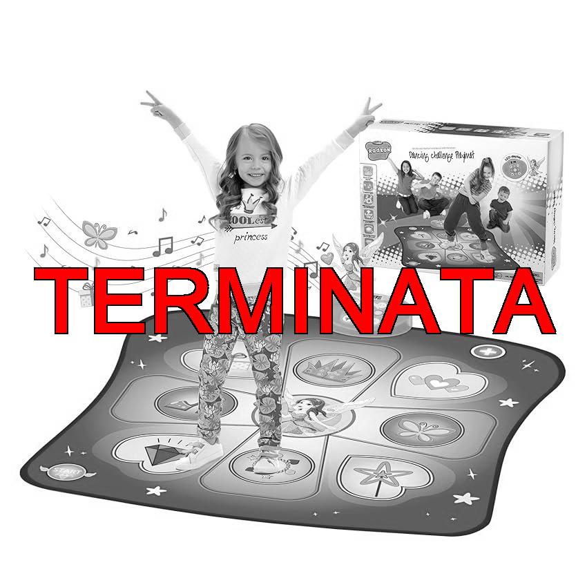 Tappetino da Ballo per Bambini, Giocattolo Tappeto Musicale con 9 Demo, modalità Piano,Volume Regolabile,Regali Compleanno per Ragazzi 3 4 5 6+