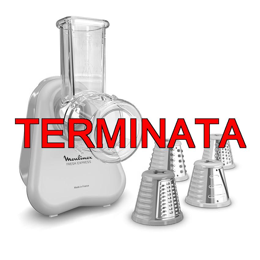 Moulinex Fresh Express, Tritaverdure Elettrico 4 in 1, Sistema per Servire Direttamente, Facile da Pulire e Riporre, Colore Lilla, DK8546