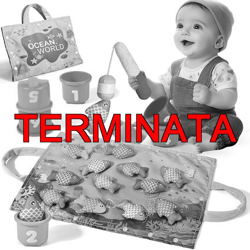 Yitical Giochi Bambini 1 Anno, 20PCS Montessori Gioco Pesca Morbidi, Regalo Bambina 1 Anno 6 9 12 Mesi 2 Anni, Interattivi Educativo Giocattoli Bimba Bimbo-Rosa