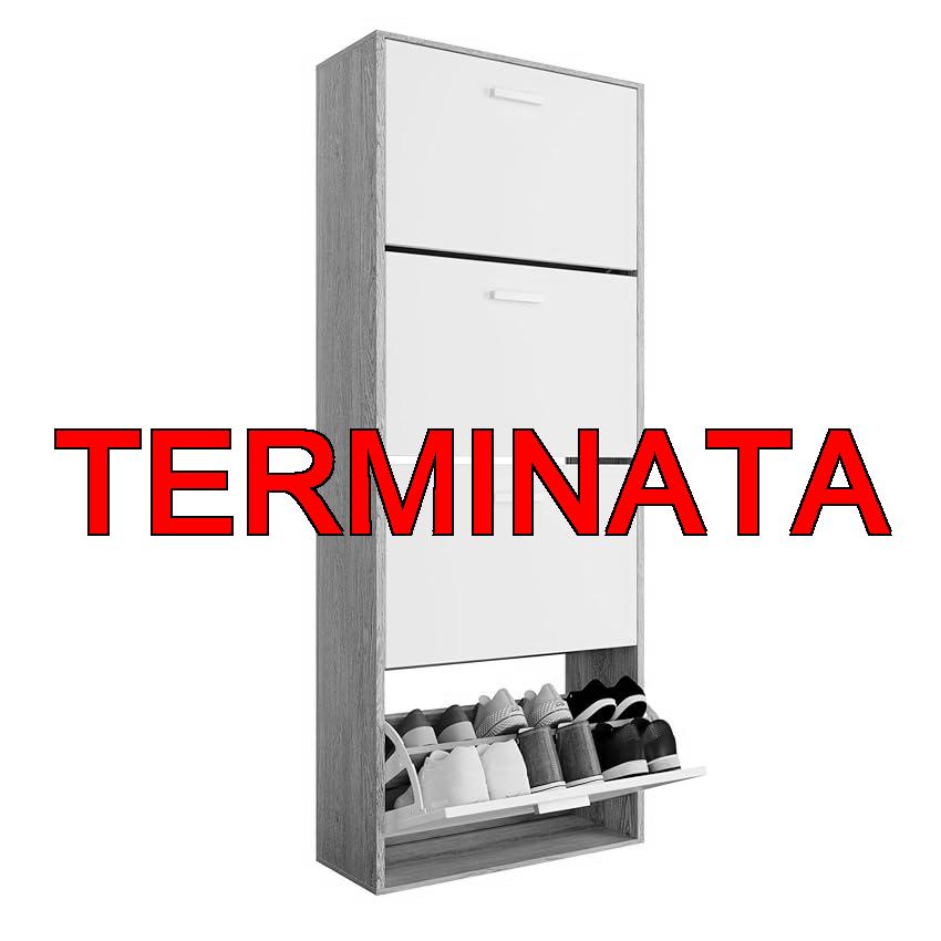 CASABEL Scarpiera Portascarpe – Armadio Mensola Grande Capacità per Ingresso, Corridoio