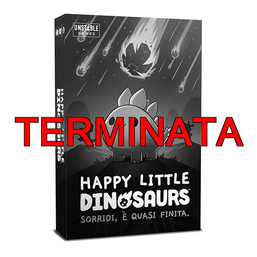 Asmodee – Happy Little Dinosaurs, Gioco Da Tavolo, Carte da Gioco, 2-4 Giocatori, 8+ Anni, 30-60 Min, Edizione In Italiano