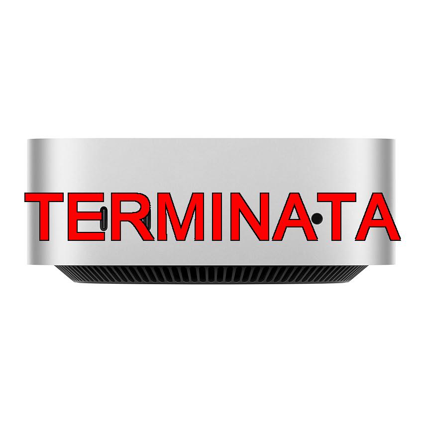 Apple Mac mini Computer desktop con chip M4, CPU 10-core e GPU 10-core): 16 GB di memoria unificata, 256 GB di archiviazione SSD, Gigabit Ethernet. Compatibile con iPhonePad