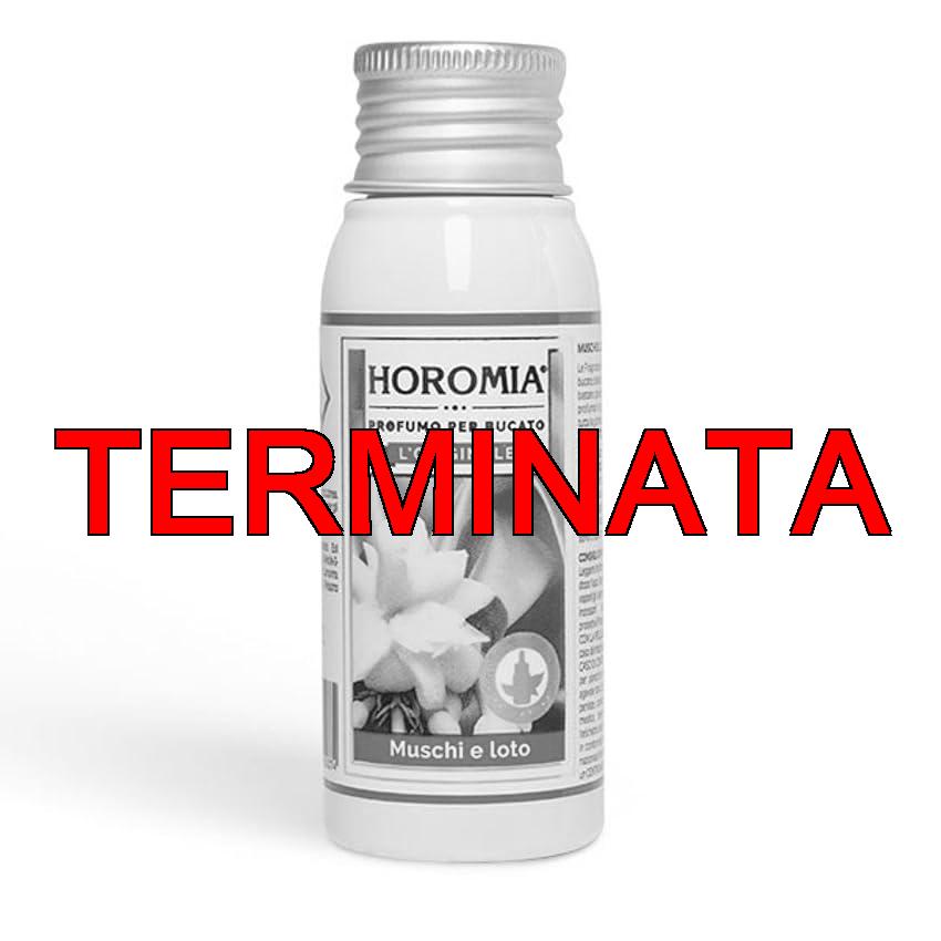 HOROMIA Profumo per Bucato Muschi e Loto 50ml – Profuma Bucato per Lavatrice e Asciugatrice