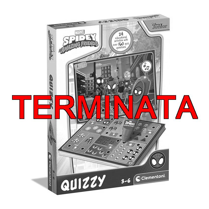 Clementoni Sapientino – Penna Interattiva Quizzy Marvel Spidey Amazing Friends, Gioco Elettronico Interattivo con Schede Educative per Bambini 3 Anni, Batterie Incluse, Made in Italy, 16805