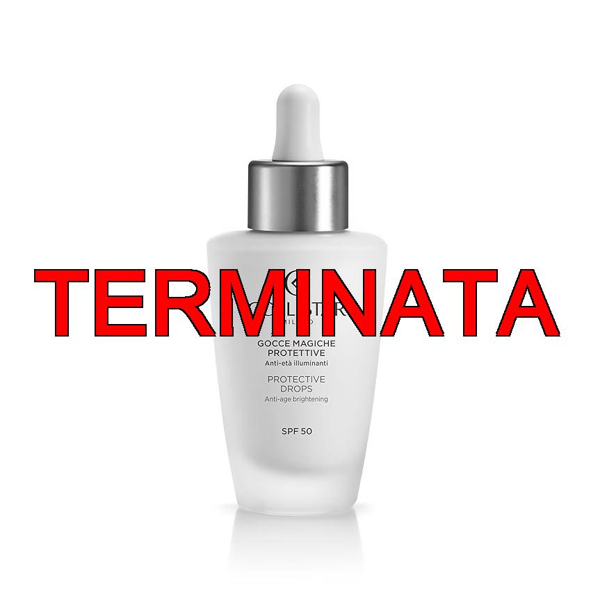 Collistar Gocce Magiche Protettive Spf 50, Anti-Età Illuminanti, Viso, Collo Decolleté e Mani, Illumina e Uniforma il Colorito, Protezione da Raggi UV e IR, 50 ml