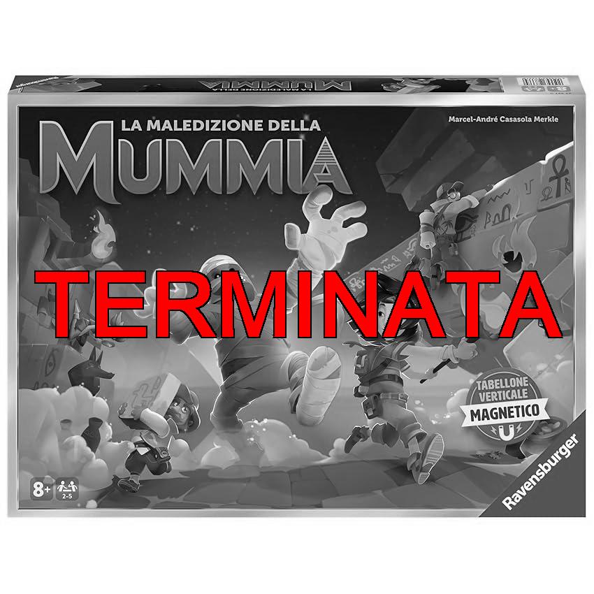Ravensburger – La Maledizione della Mummia, Gioco da Tavolo per Tutta la Famiglia, 2-5 Giocatori, Idea Regalo per Bambini 8+ Anni, Edizione in Italiano
