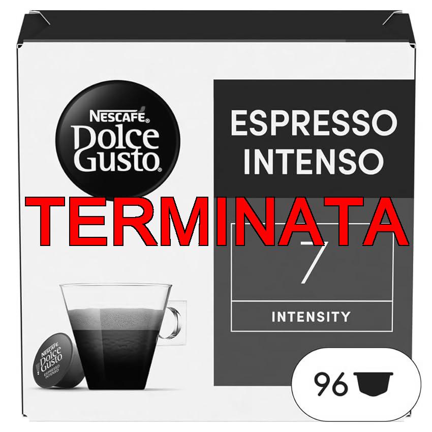 NESCAFÉ DOLCE GUSTO Espresso Intenso Caffè, 6 Confezioni da 16 Capsule (96 Capsule Compatibili Nescafé Dolce Gusto)