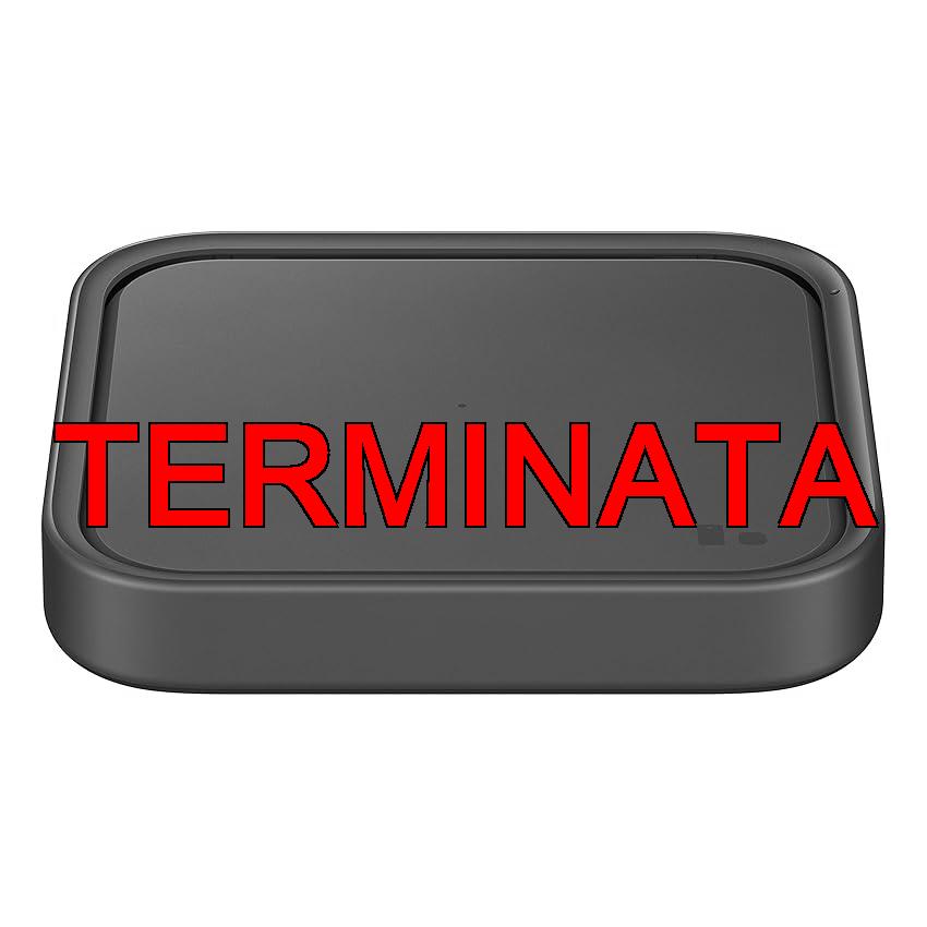 Samsung Wireless Charger Single 15W Fast Charging 2.0 con Caricabatterie 25W, Grigio Scuro