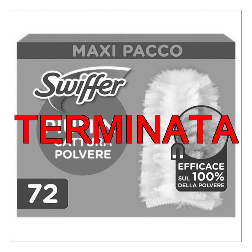 Swiffer Duster Ricambi Per Piumino Catturapolvere 24 Pezzi, Per Catturare E Intrappolare La Polvere