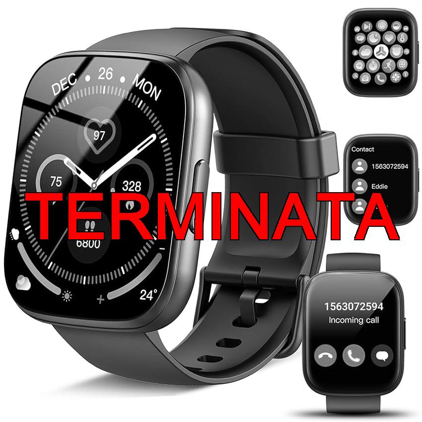 Smartwatch Uomo Donna, 1.95″ Orologio Intelligente con Bluetooth Chiamate, Impermeabil IP68 Orologio Contapassi con Sonno, Cardiofrequenzimetro, Smart Watch 112 Sportive,Fitness Tracker per Android iOS