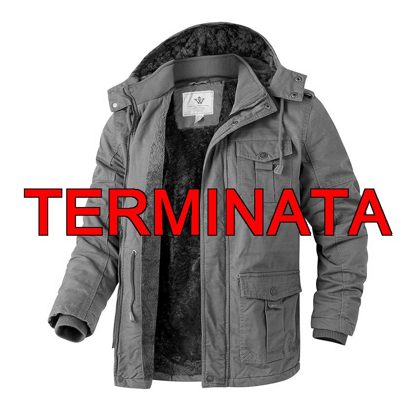 WenVen Cappotto Invernale Caldo Cappotto con Cappuccio a Vento Coat Hood Warm Windproof Jacket Outdoor Casual Uomo Cachi S