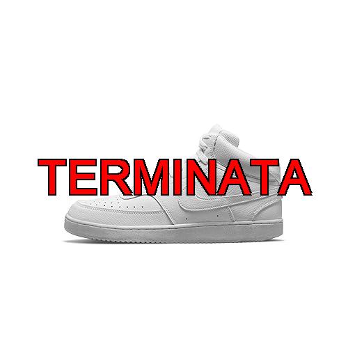 Nike Court Vision Mid Next Nature, Scarpe da Ginnastica Uomo, White White White, 43 EU